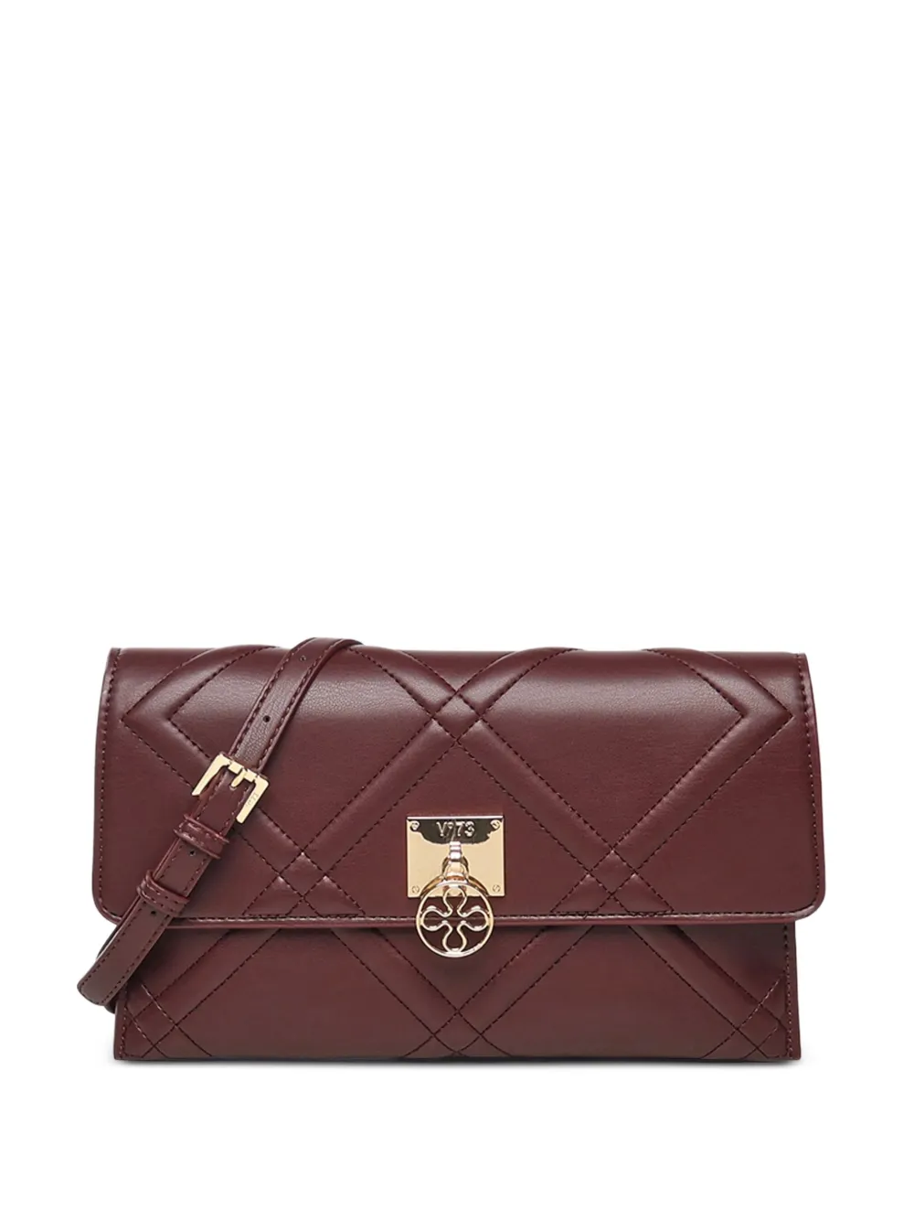 V°73 Bridget quilted-detail clutch bag | Red | Image 1