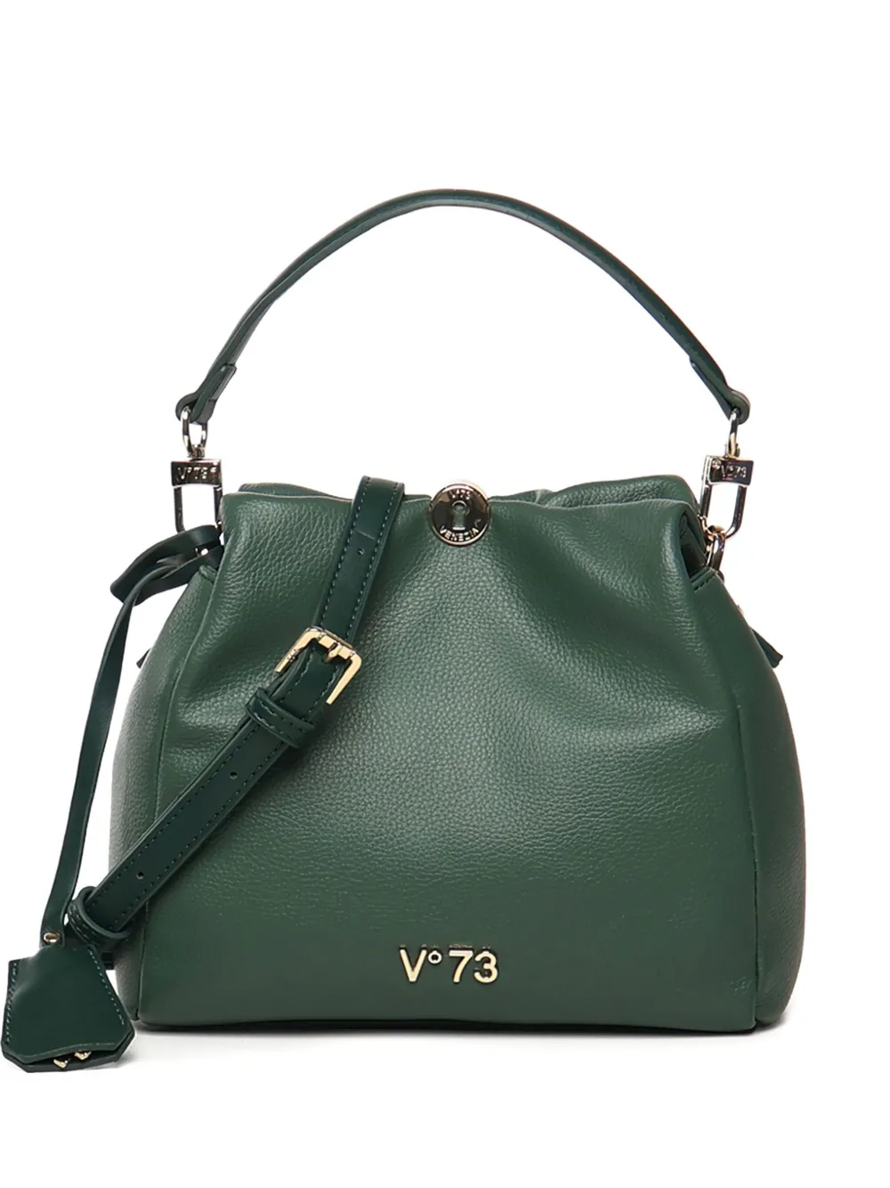 V°73 Keira logo-plaque shoulder bag - Verde
