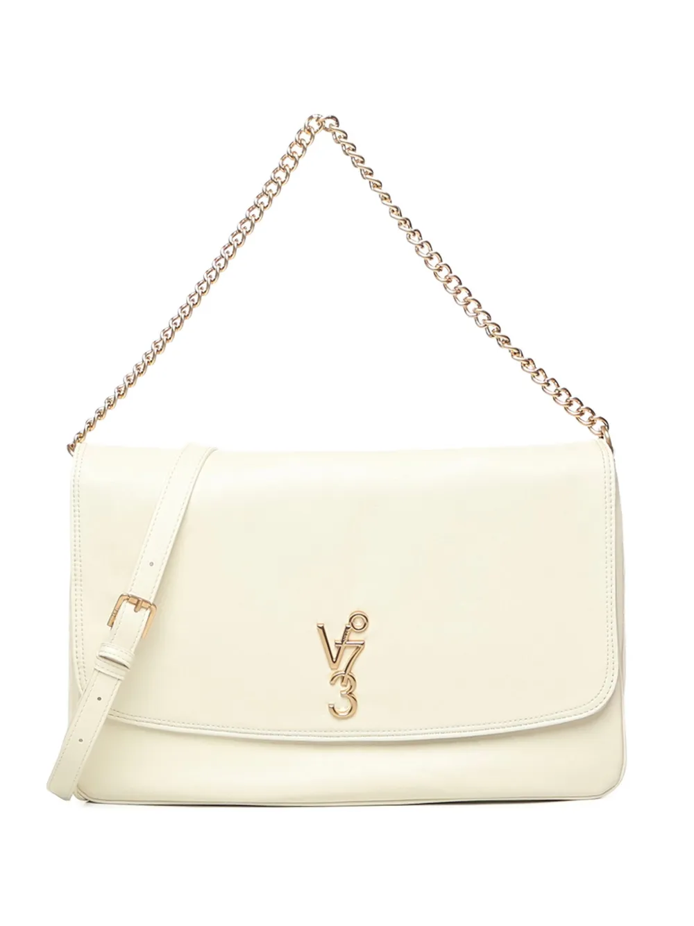 V°73 Louise logo-plaque shoulder bag | Neutrals | Image 1