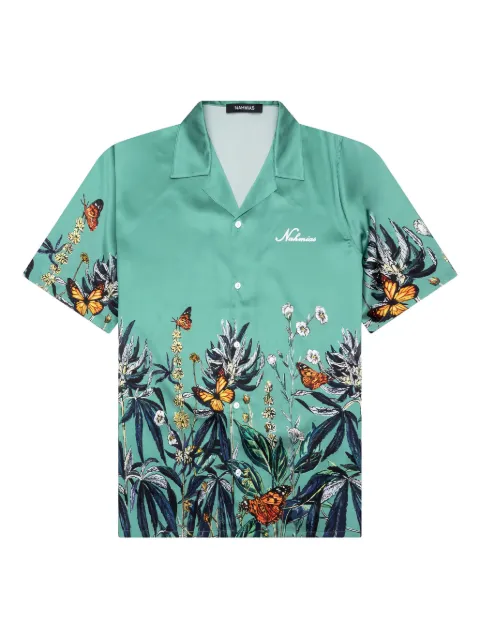Nahmias botanical butterflies shirt