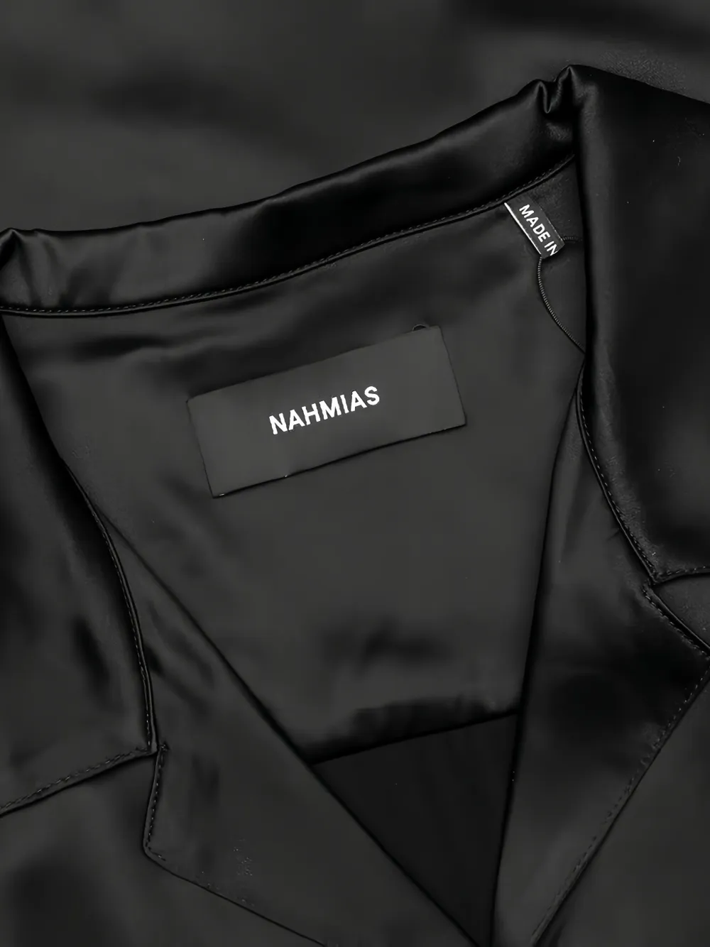 Nahmias Miracle Academy Silk Shirt In Black
