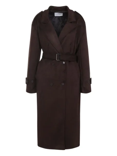 The Frankie Shop belted double-breasted coat