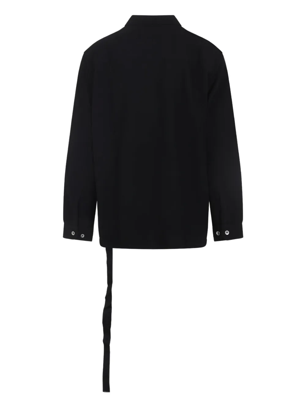 Rick Owens DRKSHDW pocket trailing-tail shirt - Zwart