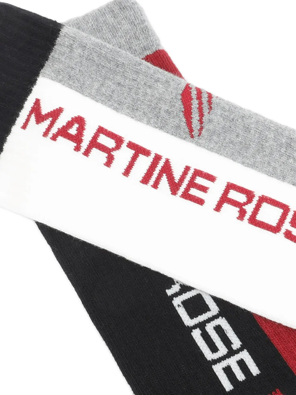 Martine Rose logo-detail panelled socks | Image 2