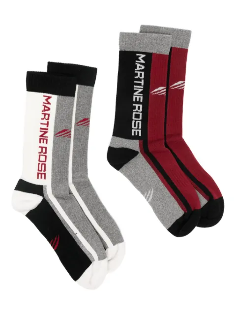 Martine Rose Calzini con logo
