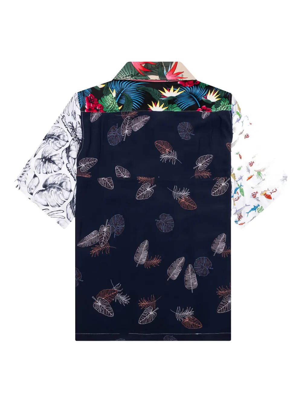 GALLERY DEPT. leaf-print short-sleeve shirt - Blauw