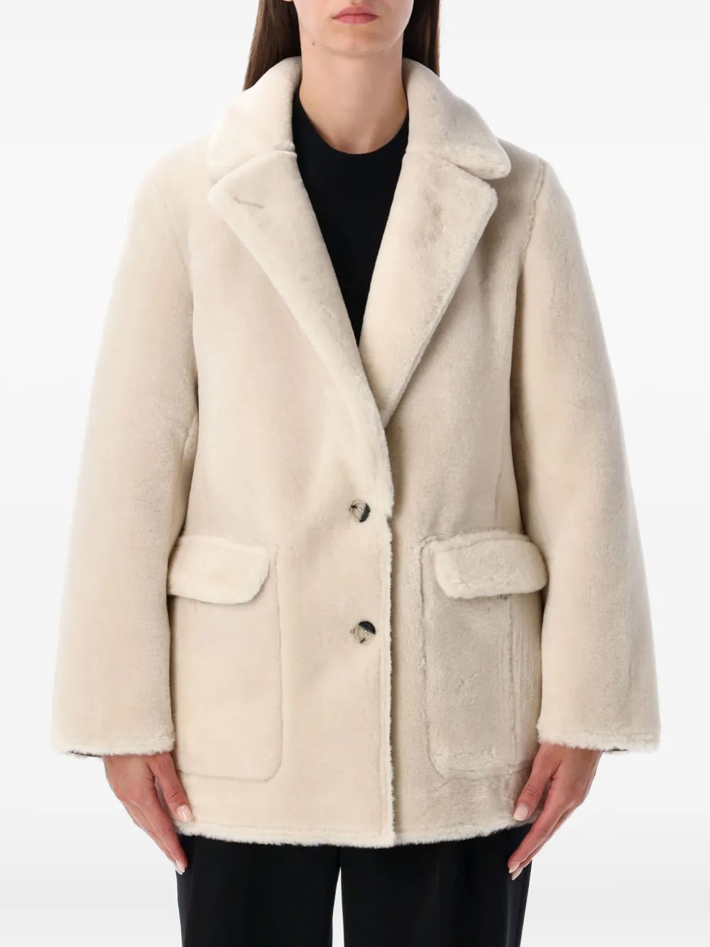Urbancode Notched Reversible Jacket In Neutral