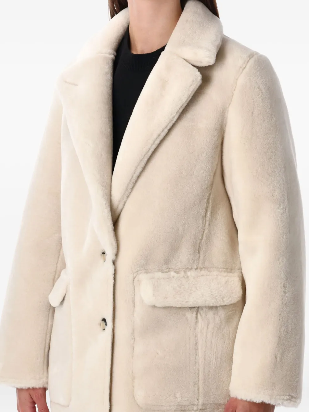 Urbancode Notched Reversible Jacket In Neutral