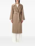 Alberta Ferretti belted wrap coat - Neutrals