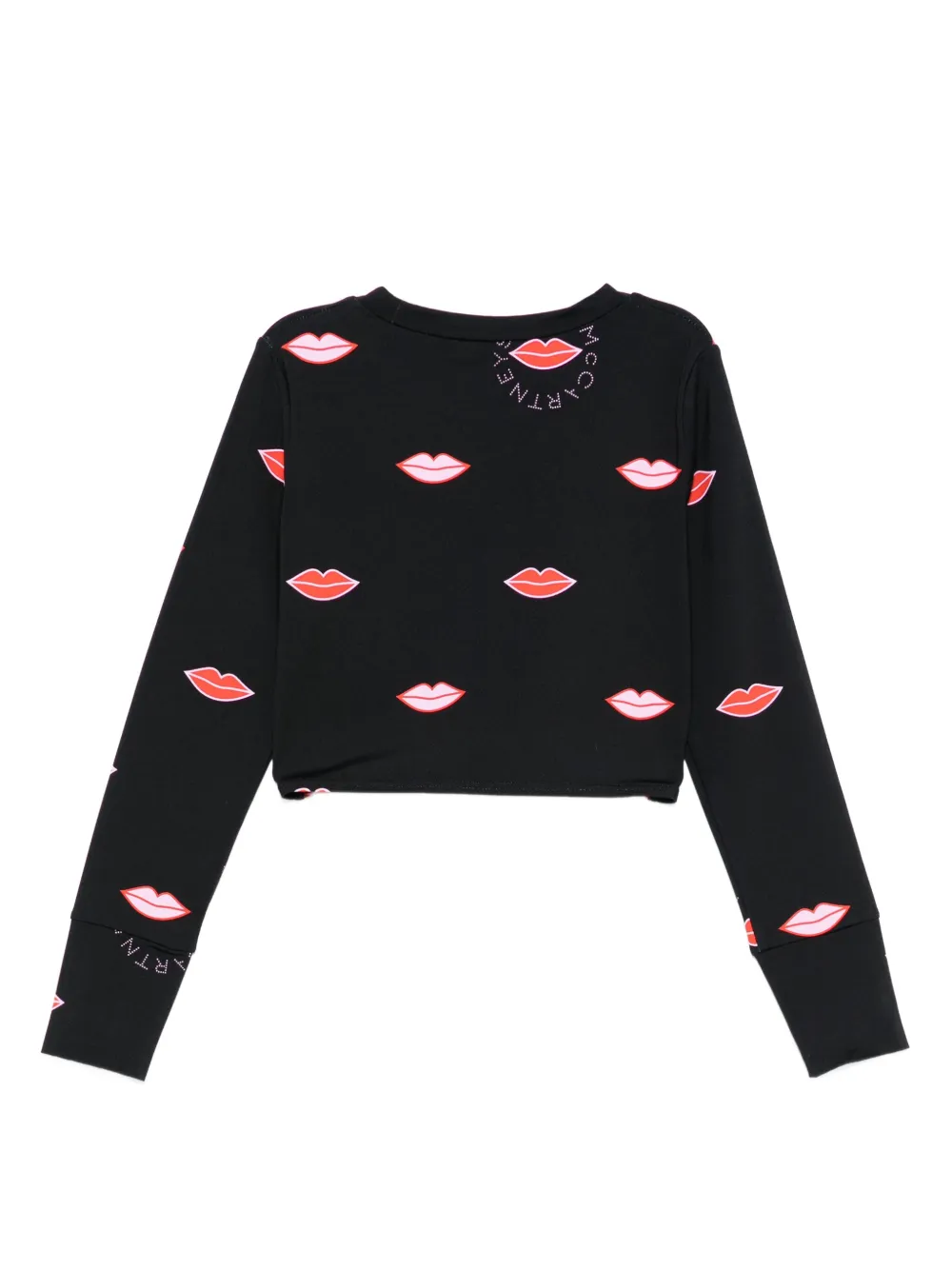 Stella McCartney Kids lip-print long-sleeve T-shirt | Girls T-Shirts | Image 2