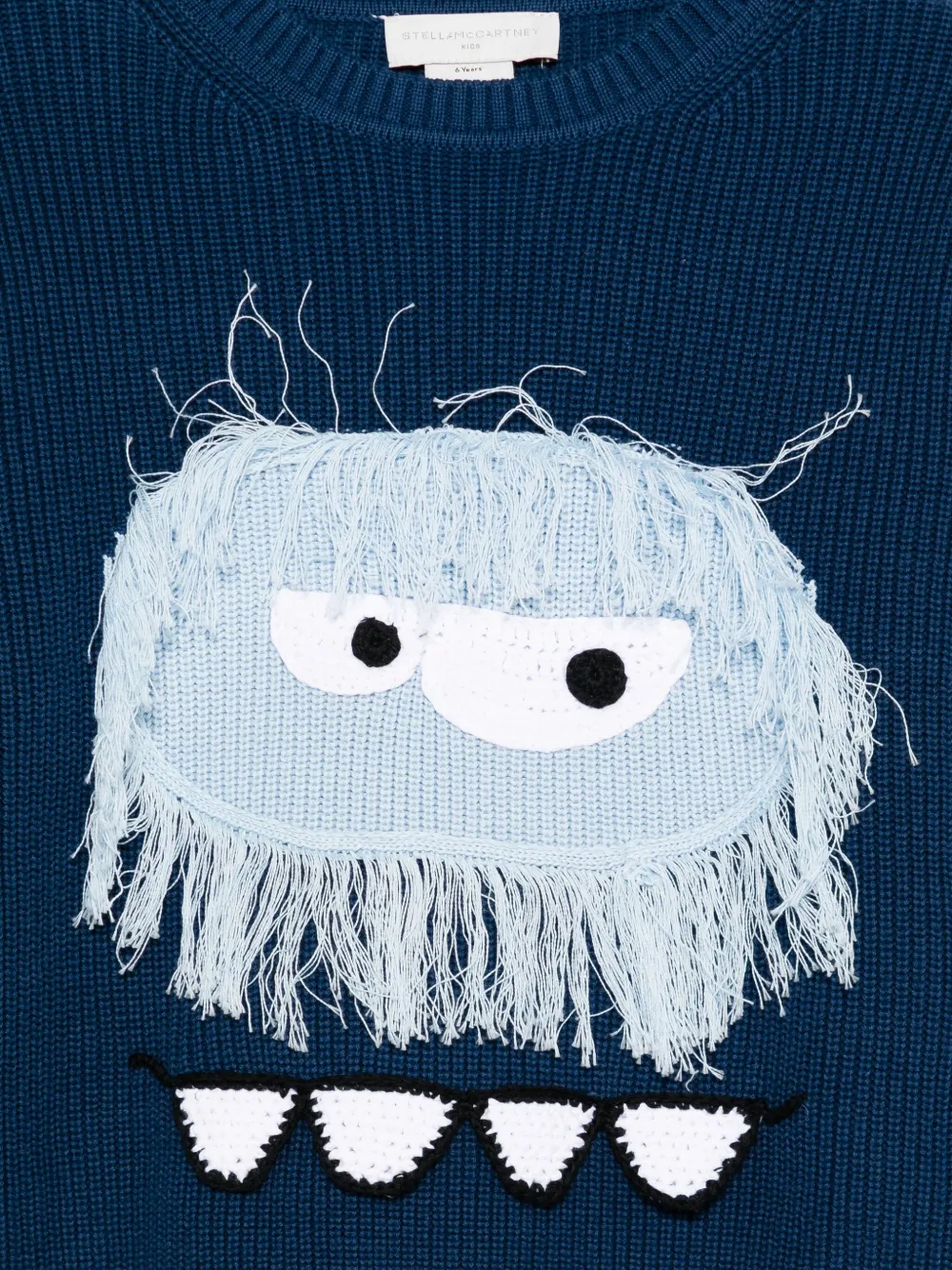 Stella Mccartney Monster-motif Sweater In Blue