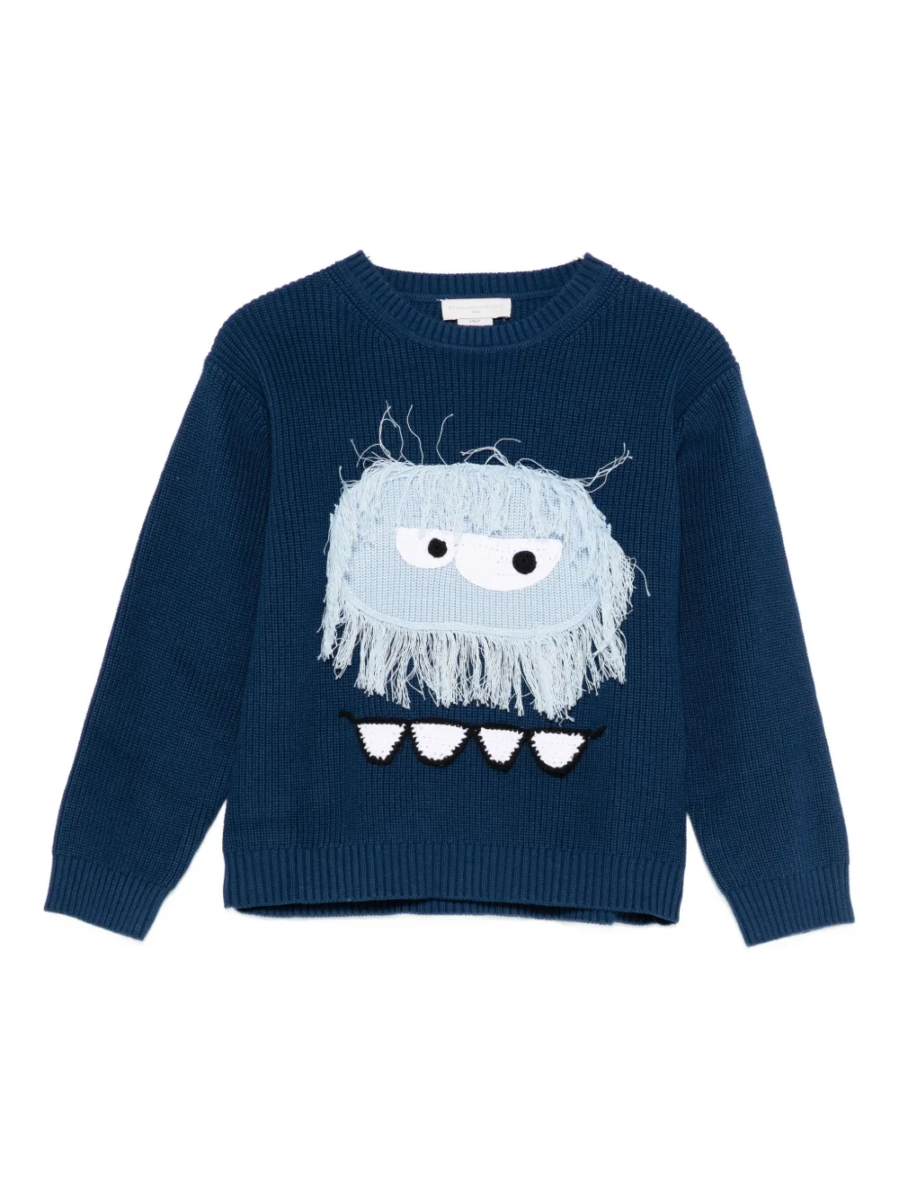 Stella Mccartney Monster-motif Sweater In Blue
