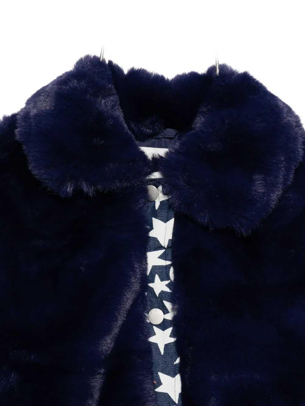 Stella Mccartney Star-print Jacket In Blue