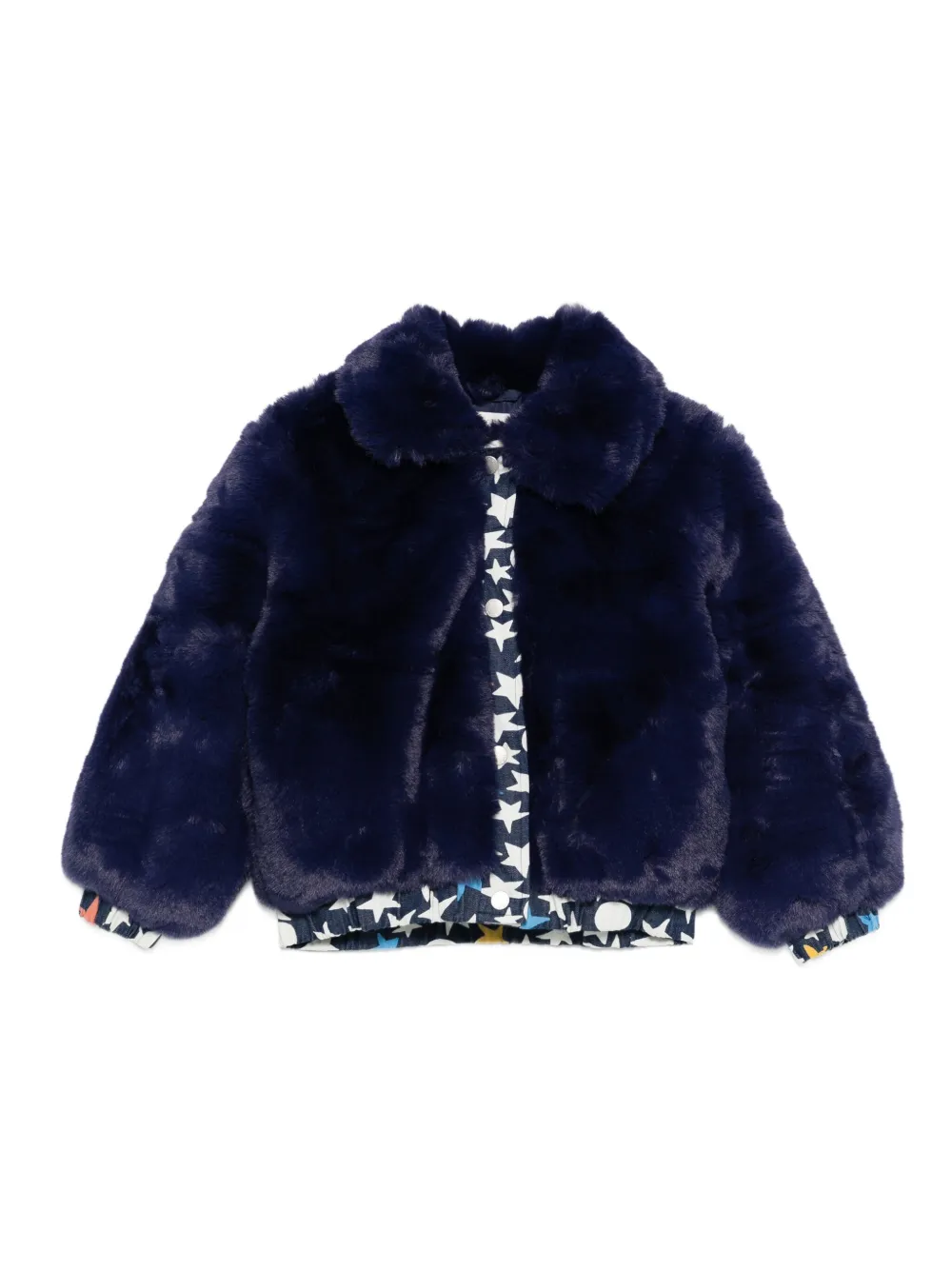 Stella McCartney Kids star-print jacket | Blue | Image 1