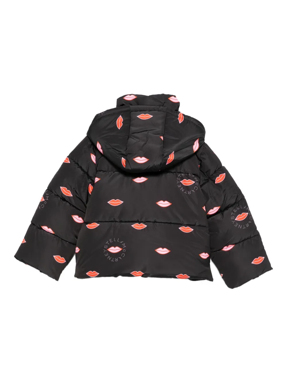 Stella McCartney Kids hooded puffer jacket | Girls Padded Jackets | Image 2