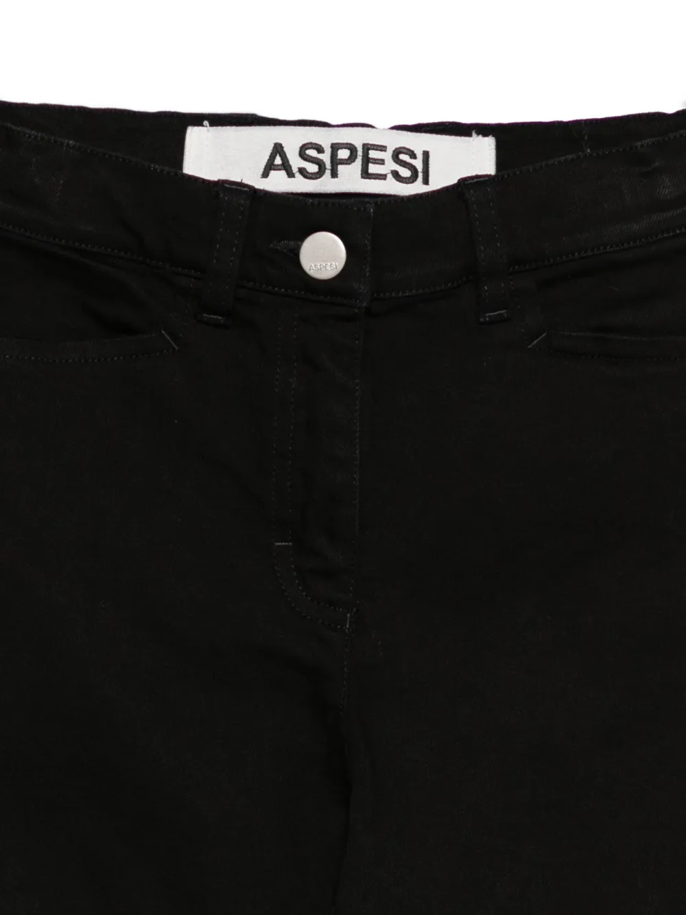 Aspesi Kids High waist broeken Zwart