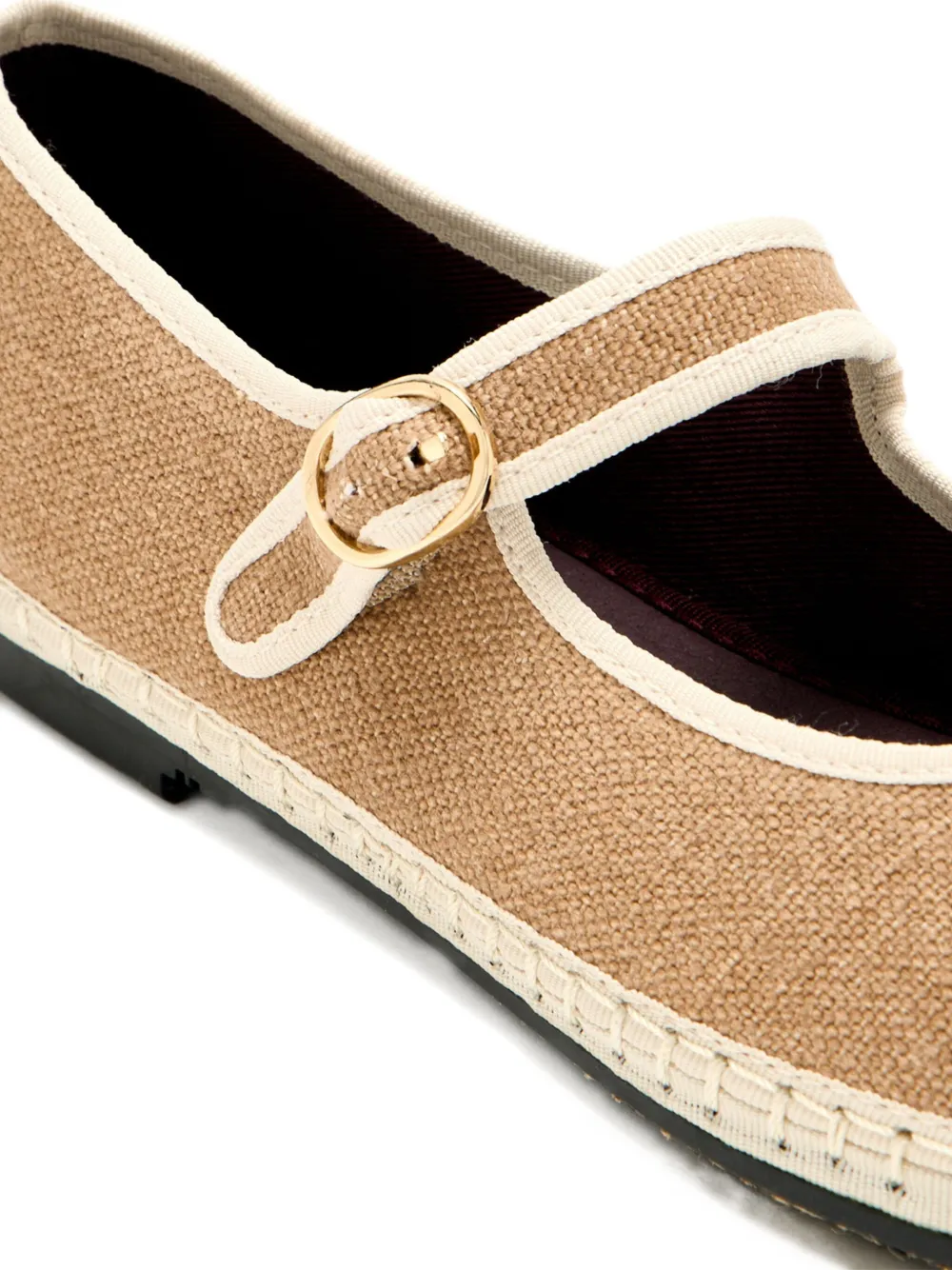 FLABELUS Elia ballerina's met gesp Beige