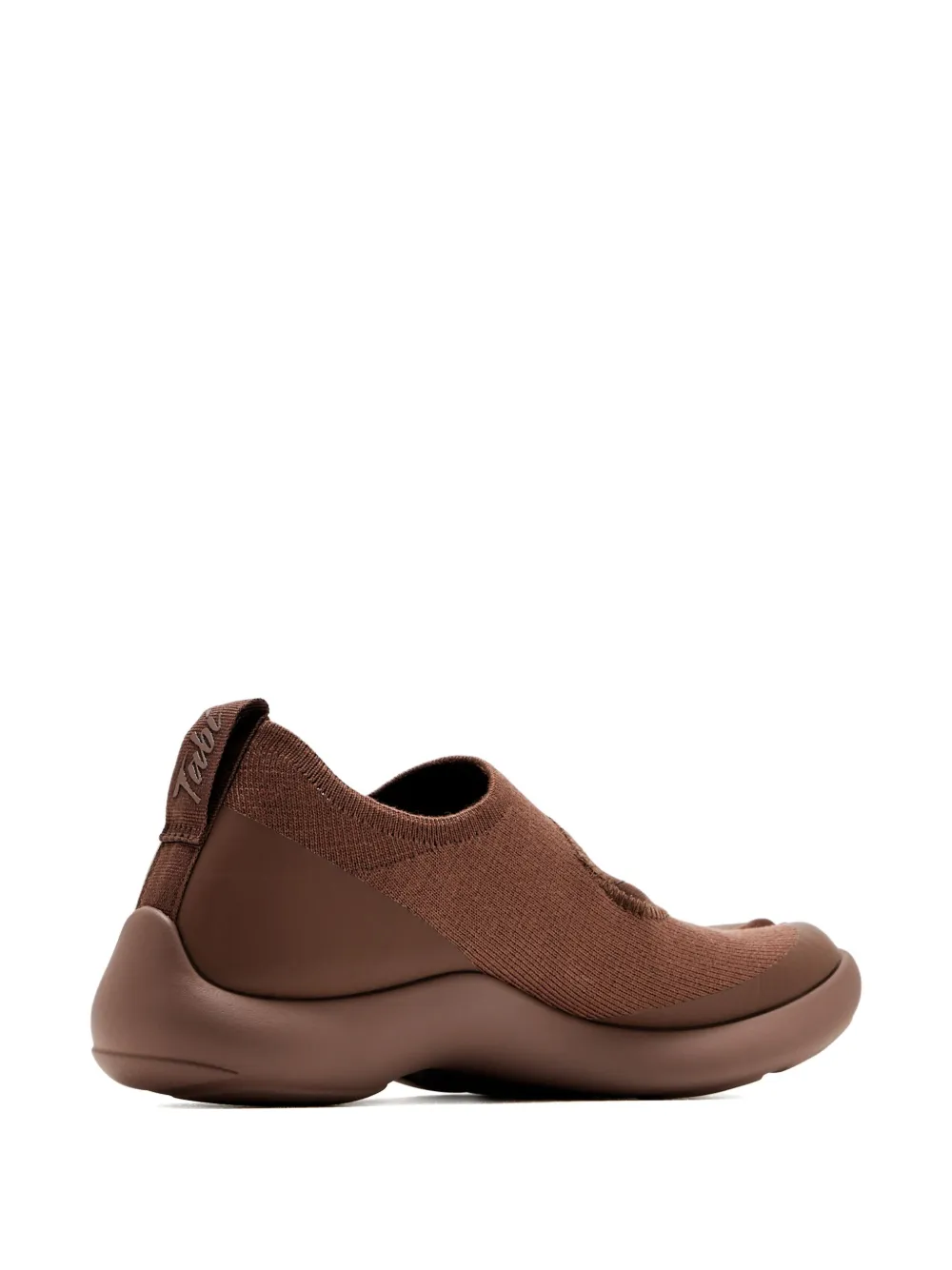 Tabi Footwear tabi-toe knitted ballet flats Brown
