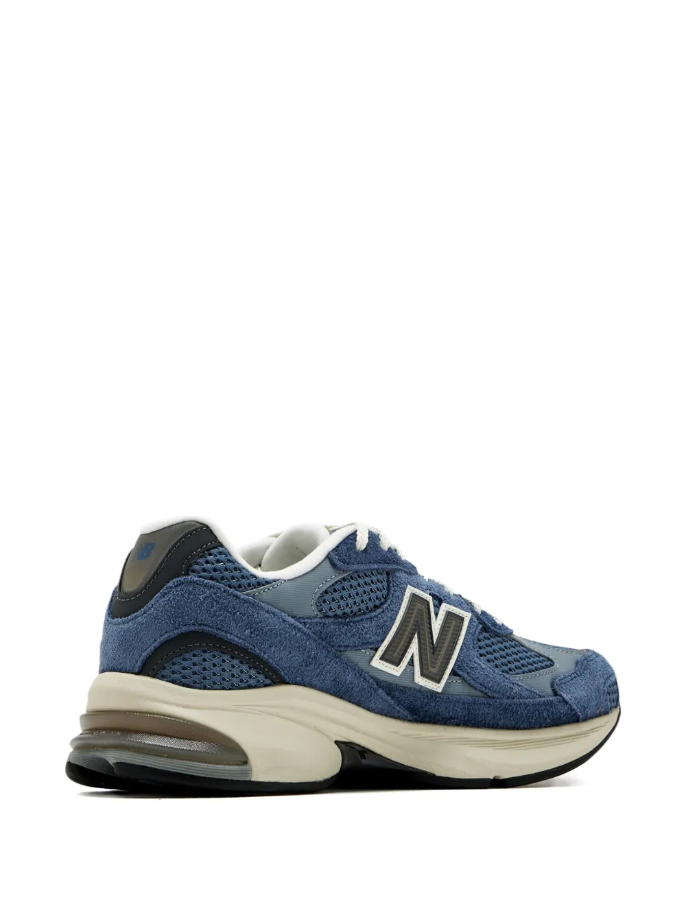 New Balance 2010 suède mesh sneakers Blauw