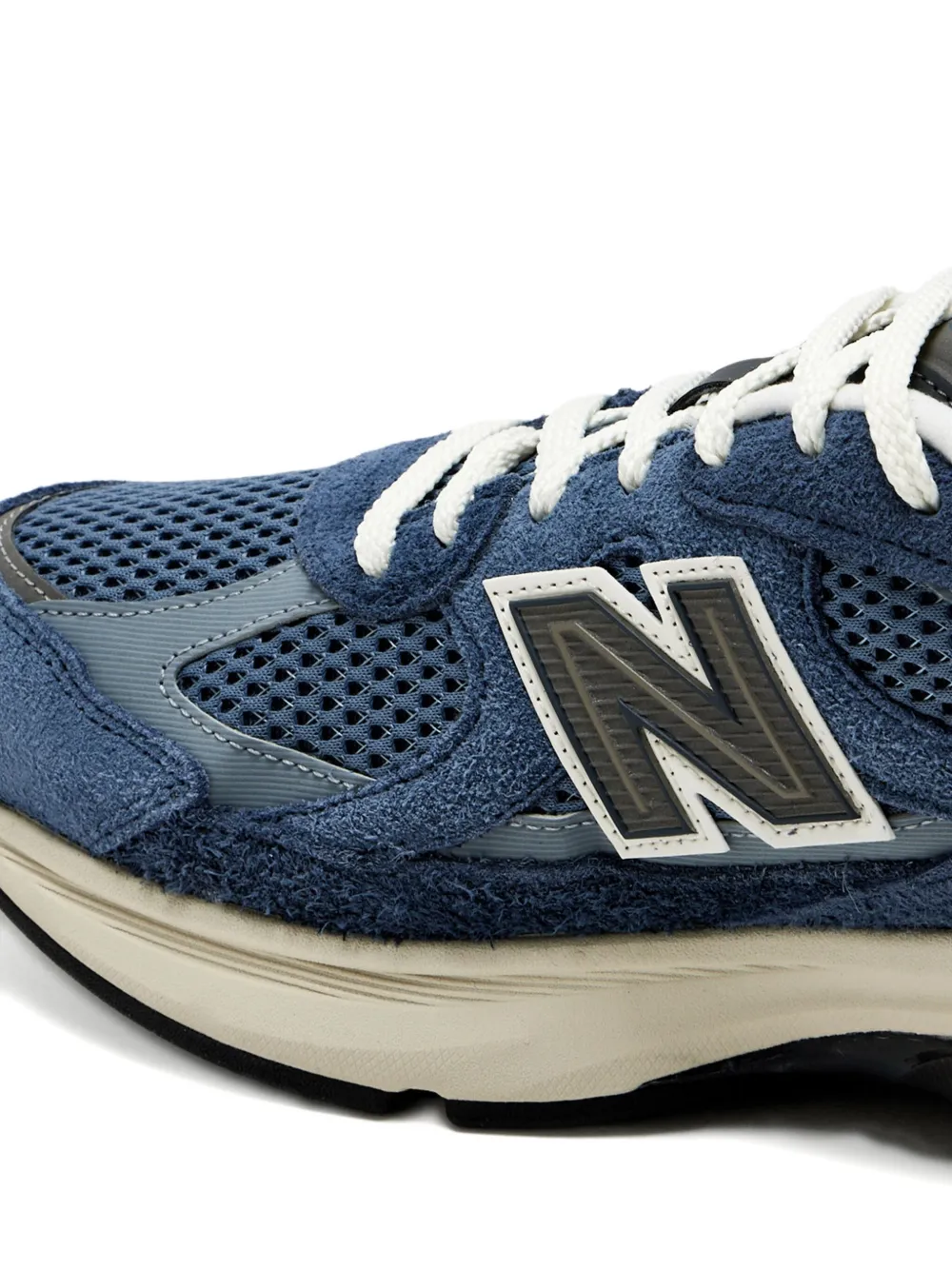 New Balance 2010 suède mesh sneakers Blauw