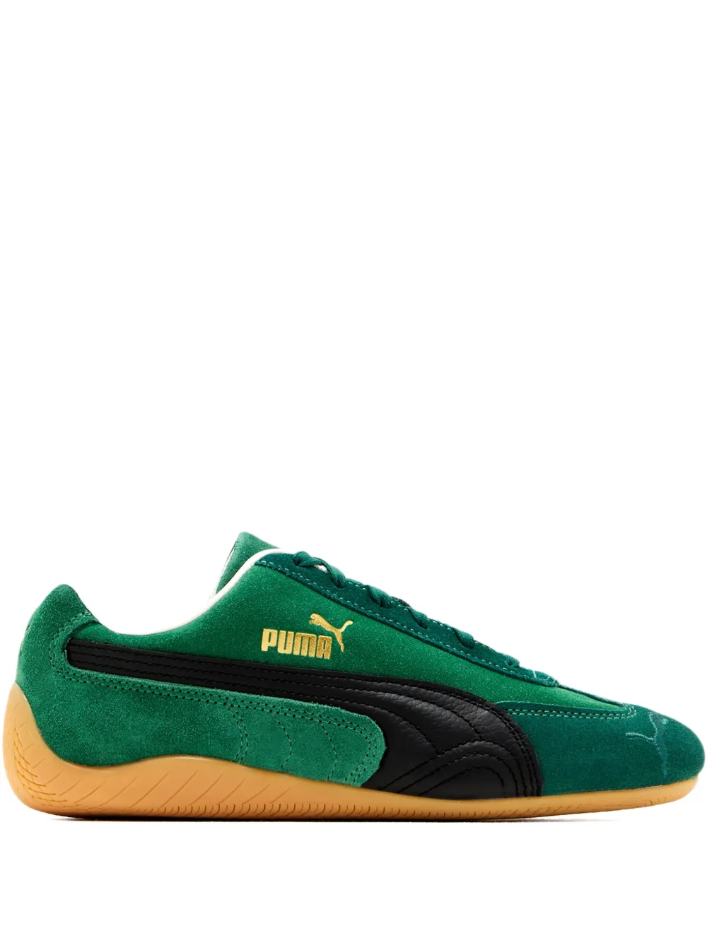 PUMA Speedcat suede-leather sneakers Green