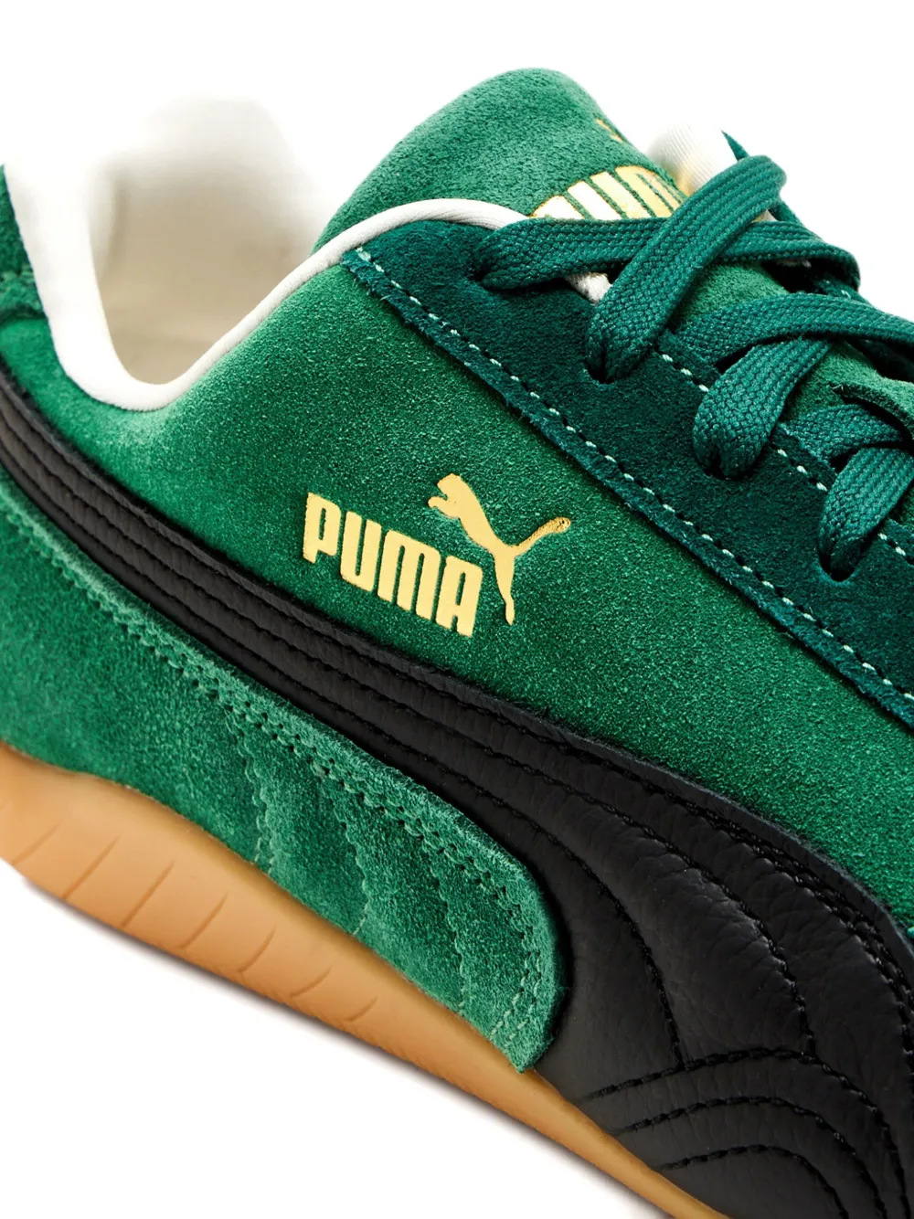 PUMA Speedcat suede-leather sneakers Green