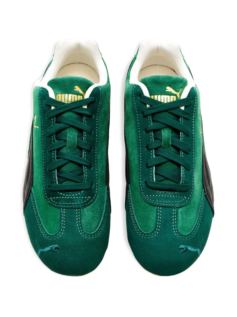 PUMA Speedcat suede-leather sneakers Green