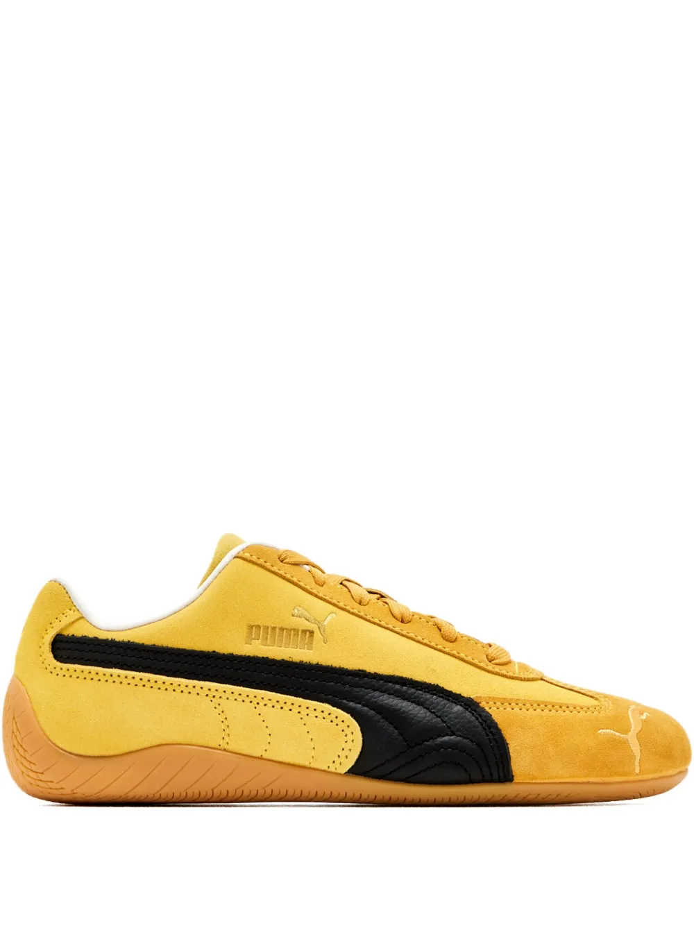 PUMA Speedcat suede-leather sneakers Yellow