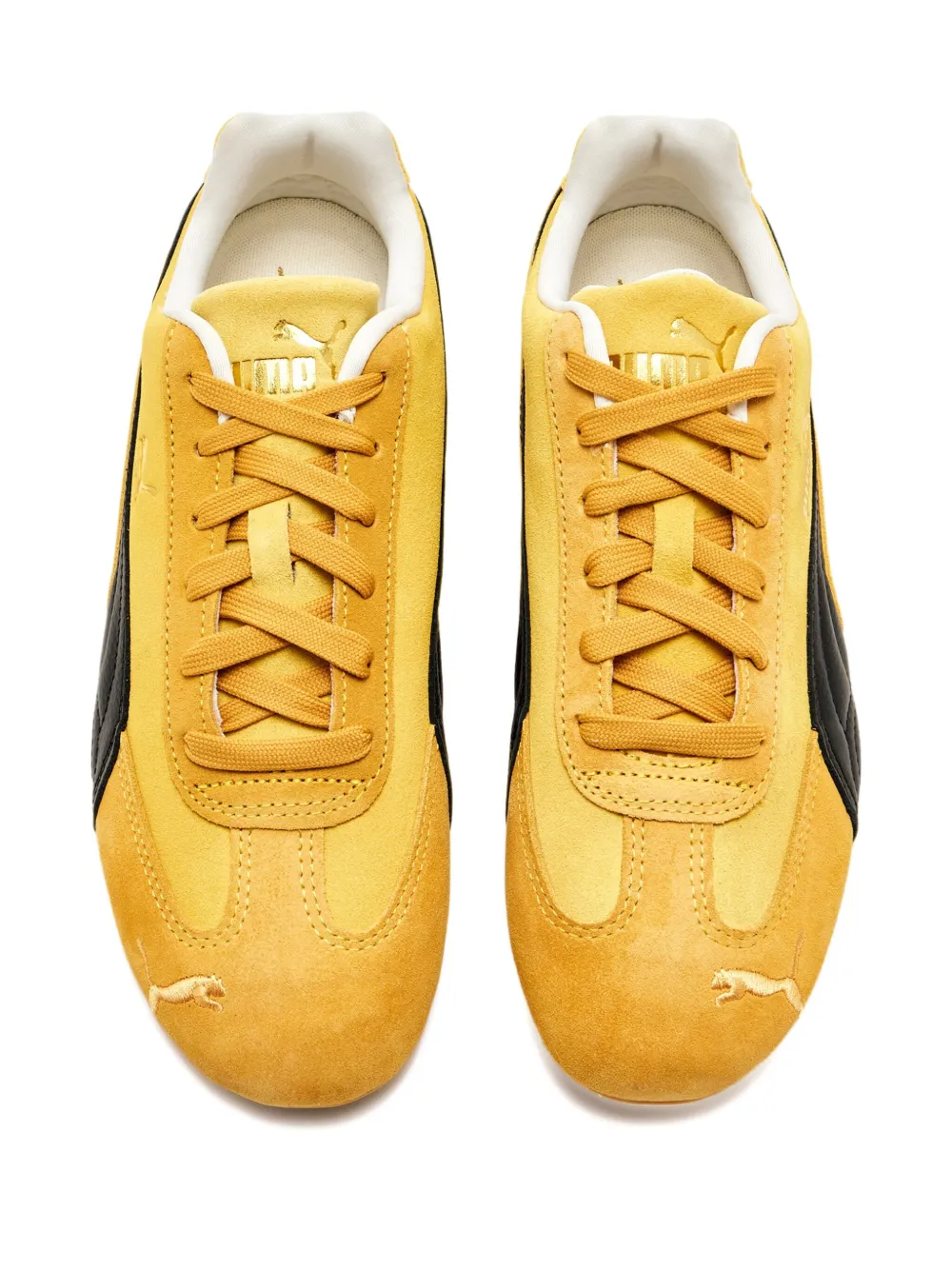PUMA Speedcat suede-leather sneakers Yellow