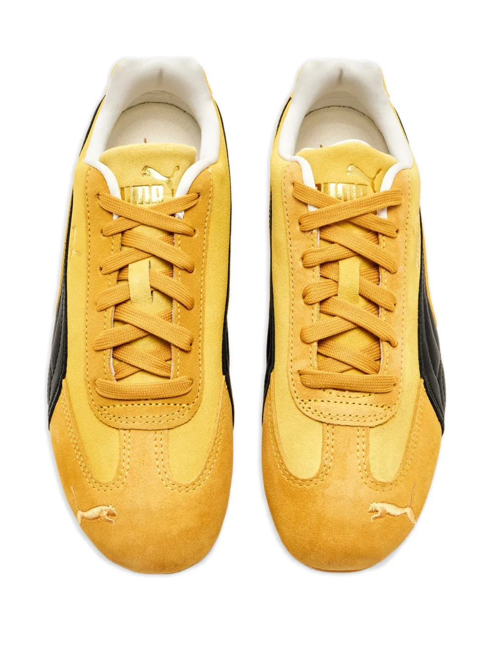 PUMA Speedcat suede-leather sneakers Yellow