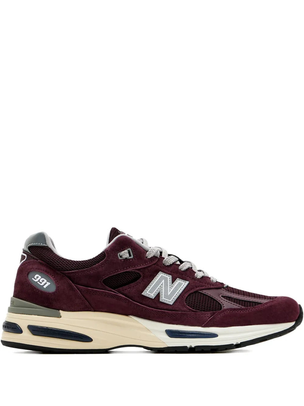New Balance Made in UK 991v2 suede sneakers | Red | Image 1