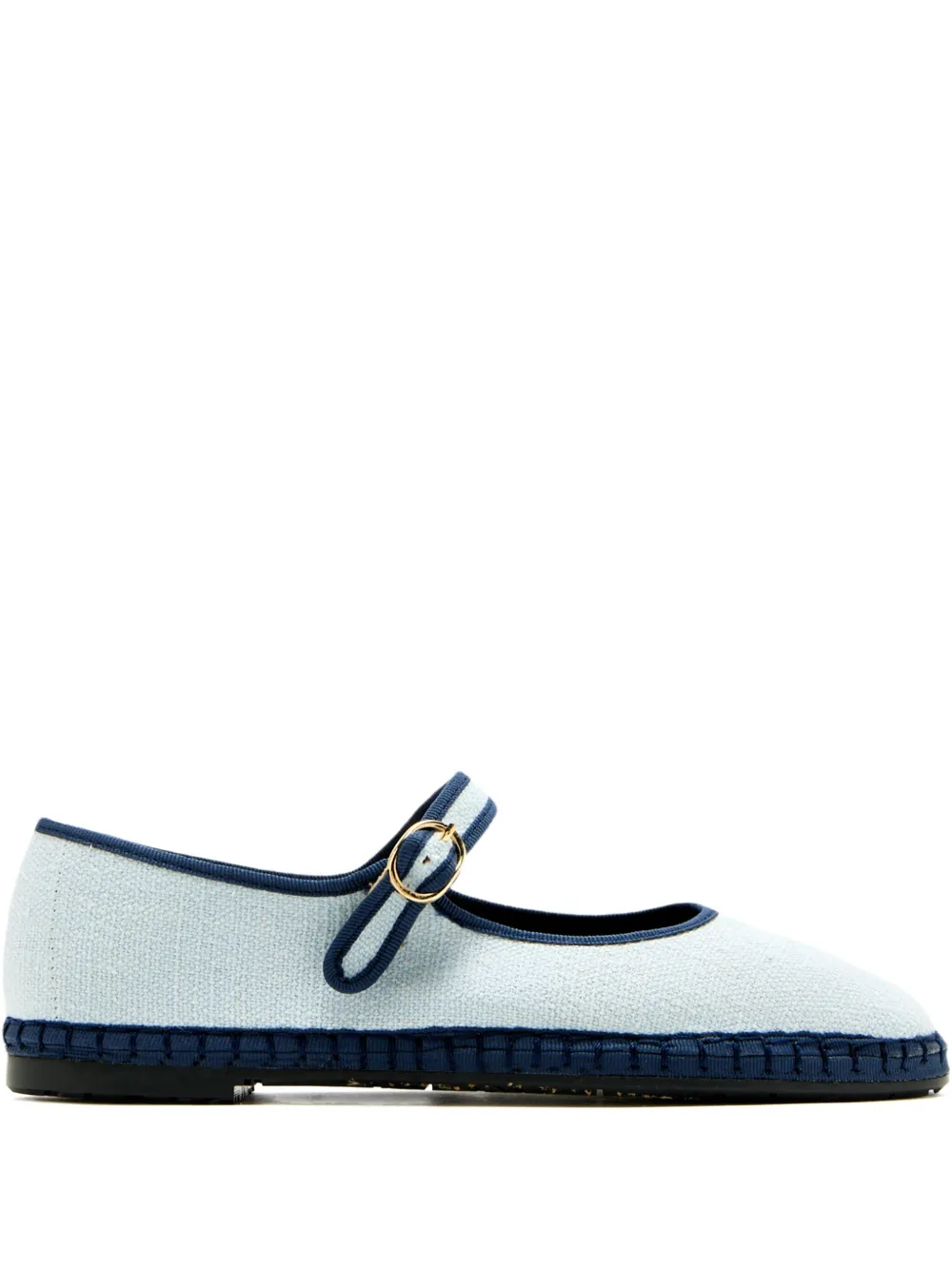 FLABELUS Elia buckled ballet flats | Blue | Image 1