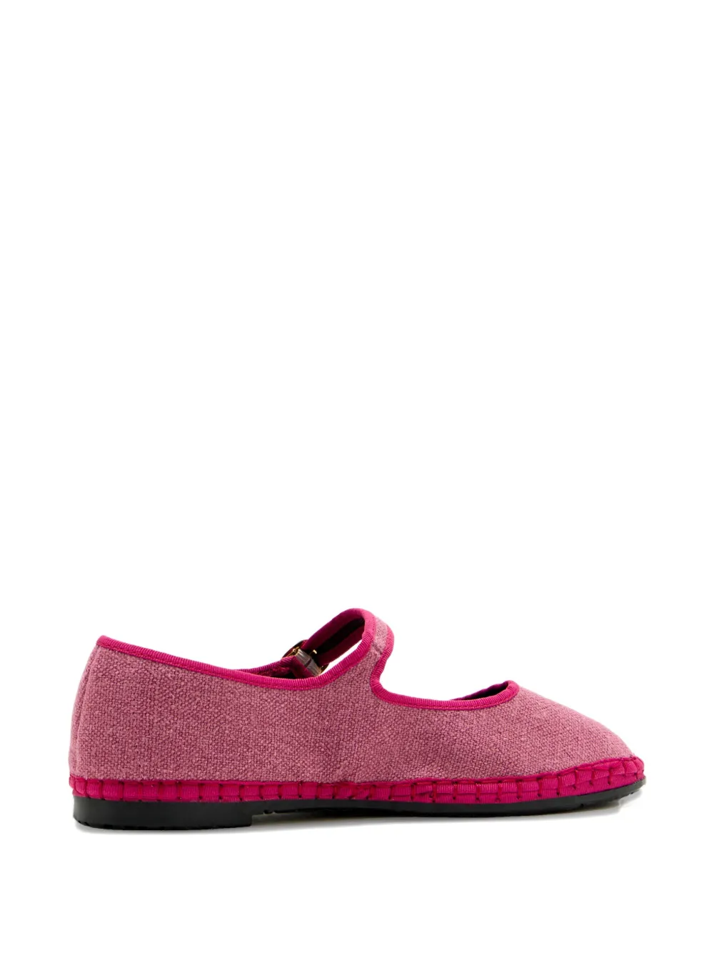 FLABELUS Ballerina's met gesp Rood