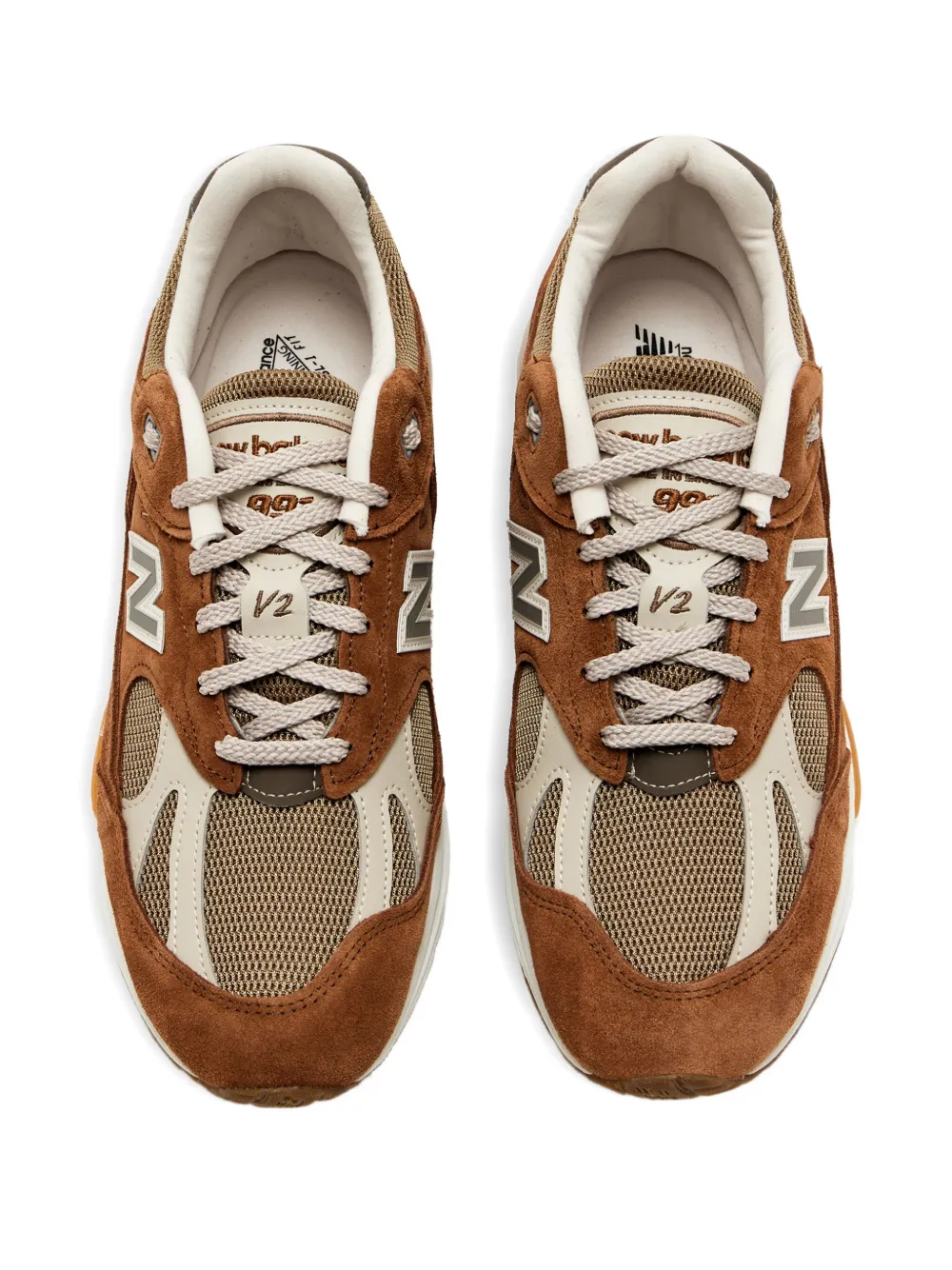 New Balance Made in UK 991v2 suede sneakers Brown