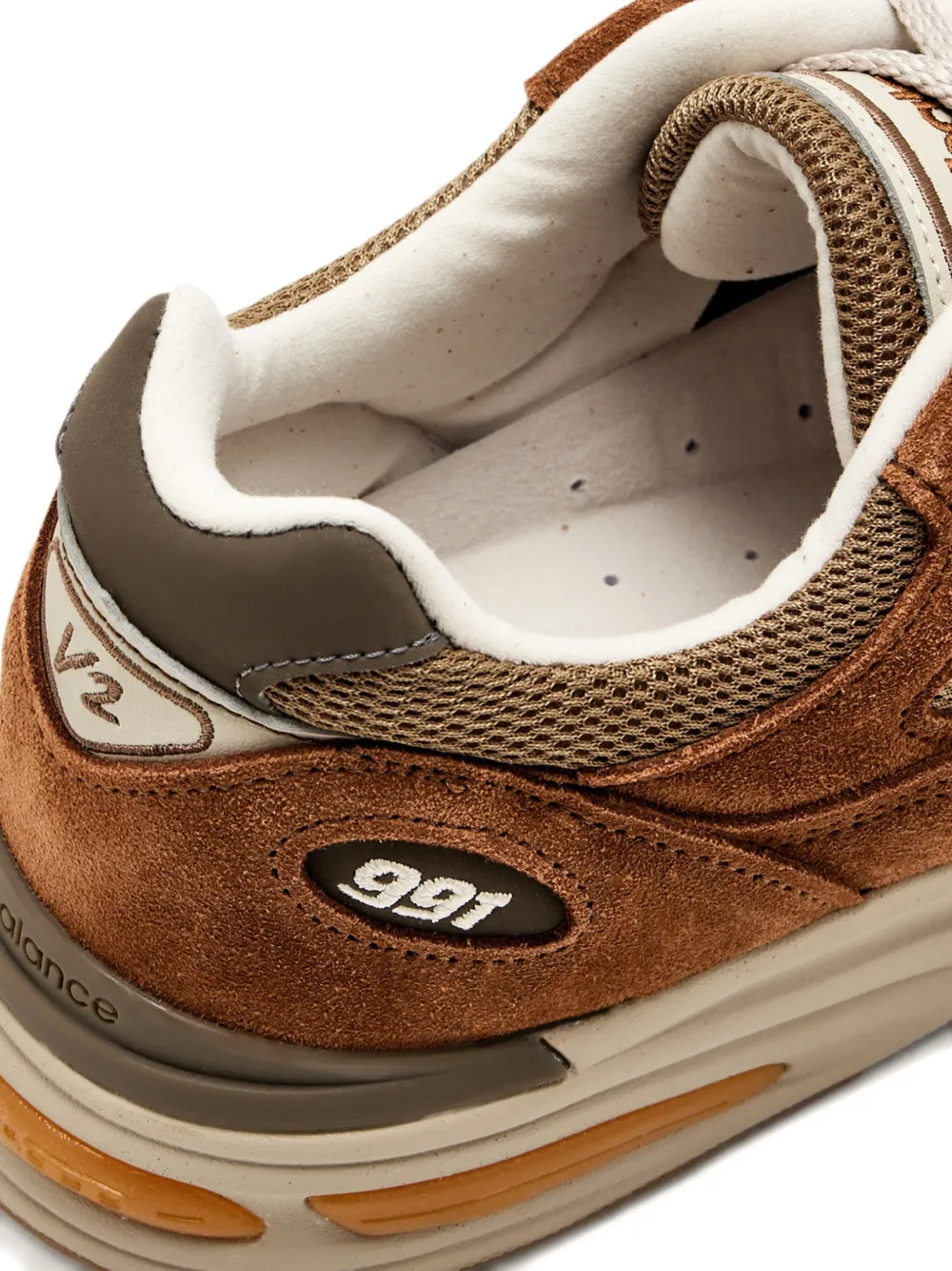 New Balance Made in UK 991v2 suede sneakers Brown