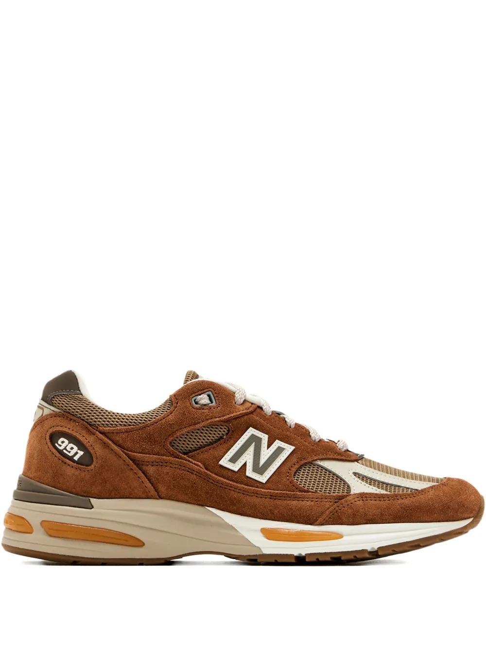 New Balance Made in UK 991v2 suede sneakers Brown