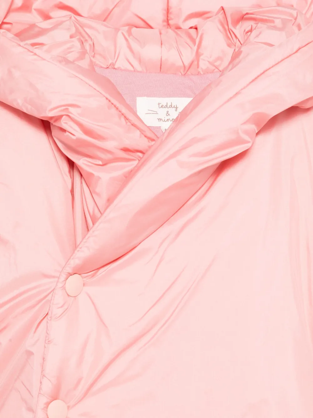 TEDDY & MINOU Donsjack met capuchon Roze