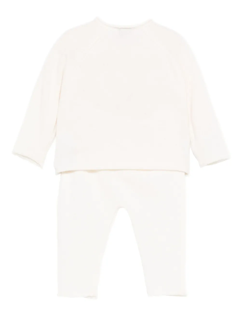 Il Gufo Pyjama met uil-patroon - Wit
