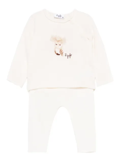 Il Gufo owl-motif pyjama set