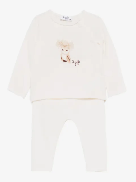 Il Gufo owl-motif pyjama set