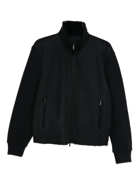 Giorgio Armani high-neck bomber jacket