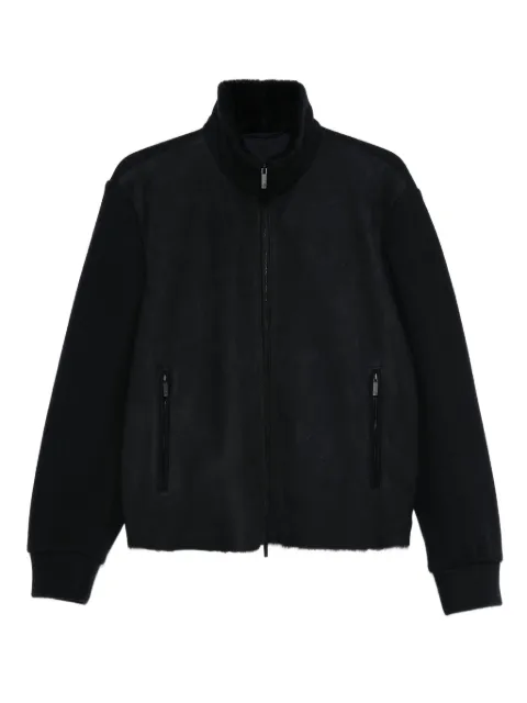Giorgio Armani high-neck bomber jacket