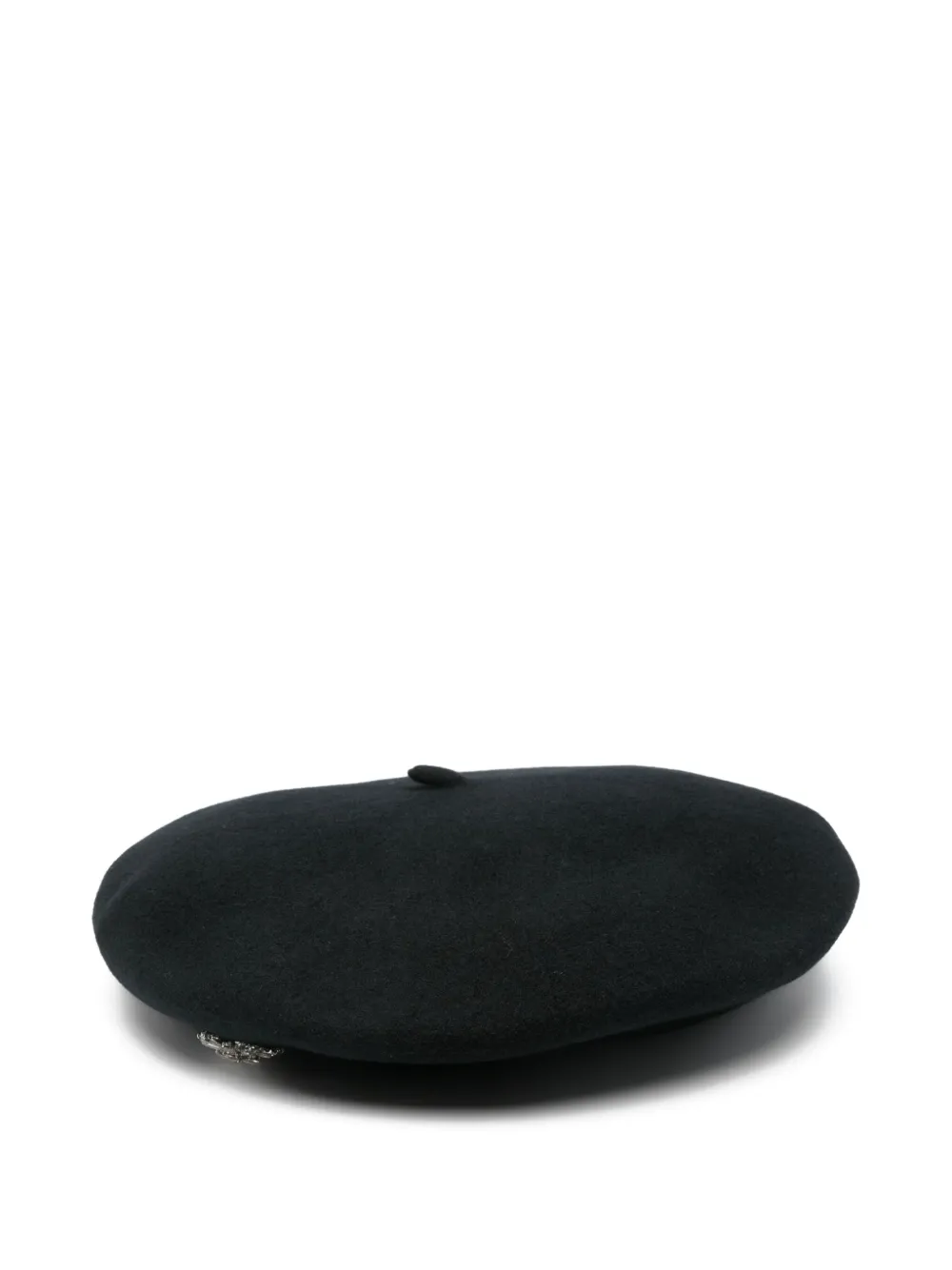 Il Gufo embellished beret | Black | Image 1