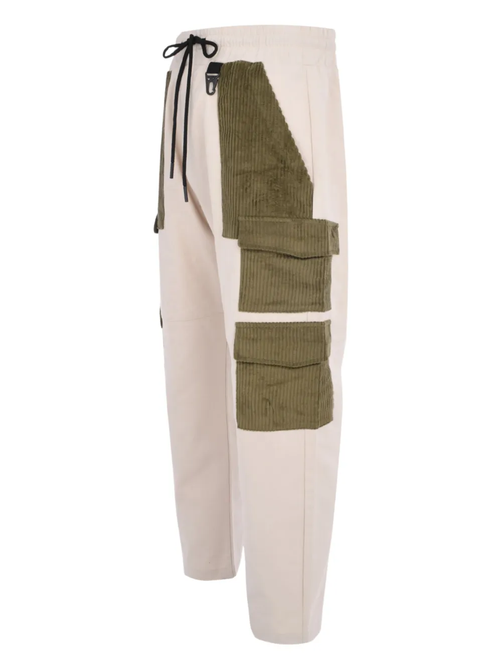 Mauna Kea Corduroy Cargo Trousers In Neutral