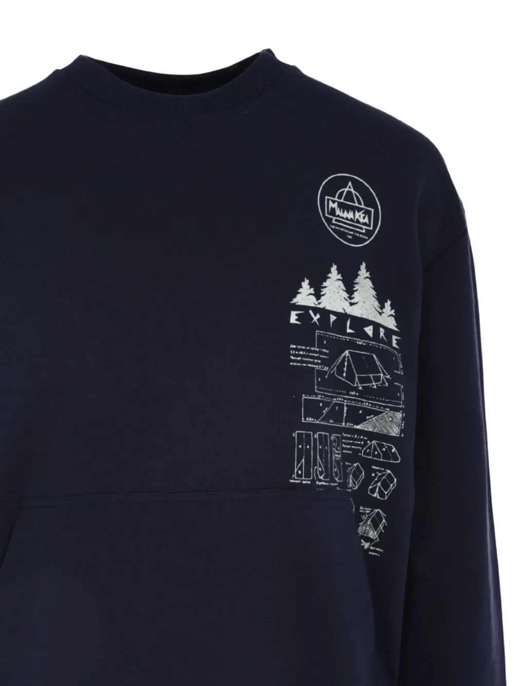 Mauna Kea Explorer Graphic Sweatshirt In Blue