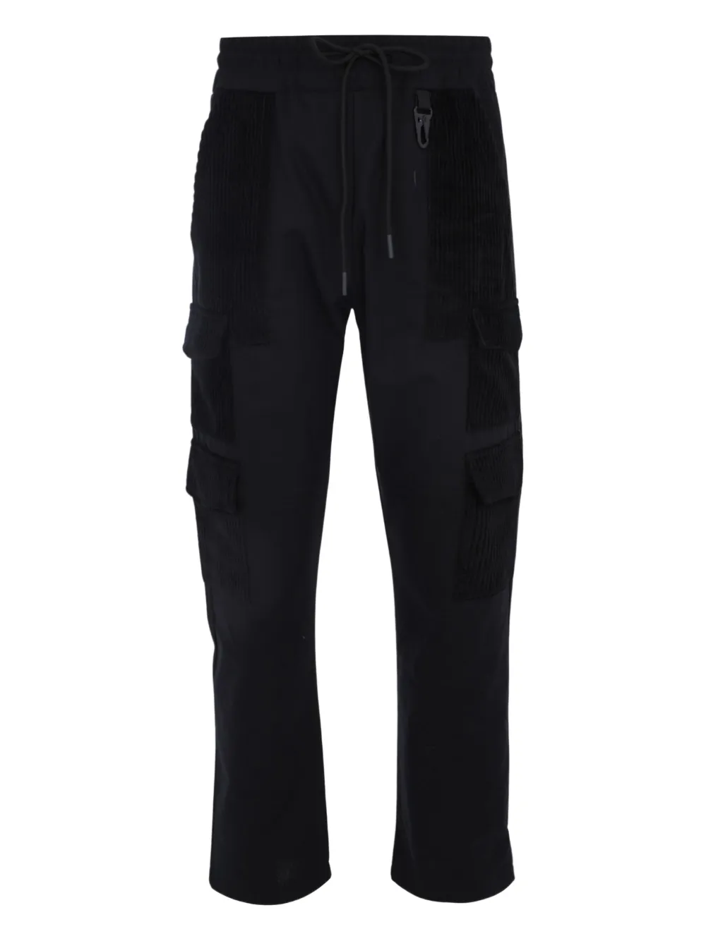 Mauna Kea corduroy pocket cargo trousers | Black | Image 1