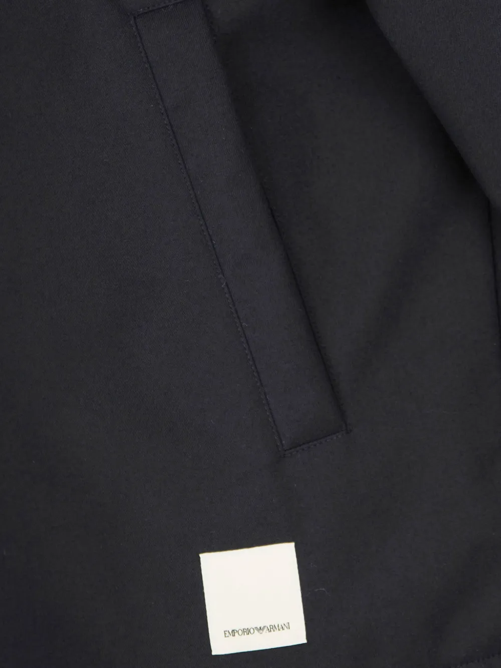 Emporio Armani Jack met geborduurd logo Blauw