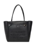 V°73 Cortina embroidered-lettering tote bag - Black