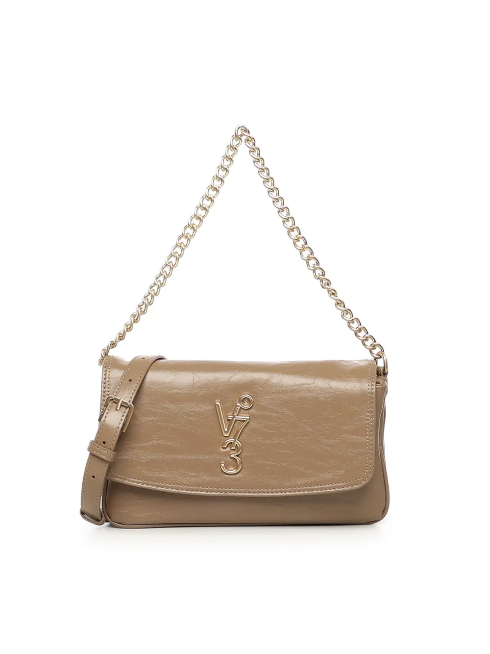 V°73 Louise logo-plaque shoulder bag | Brown | Image 1