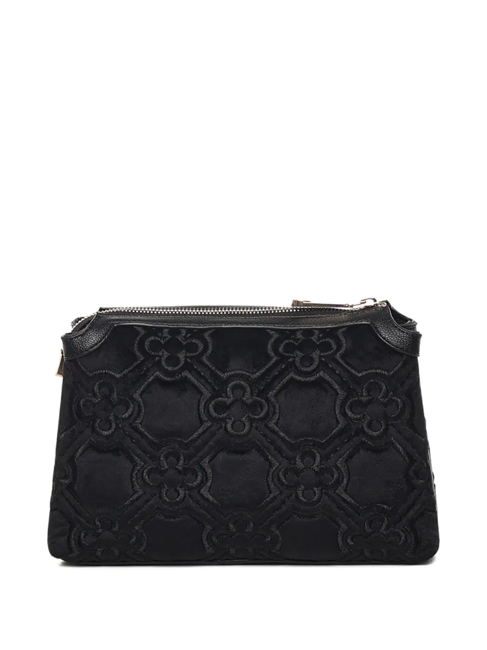 V73 Cate Quilted-effect Shoulder Bag In Black